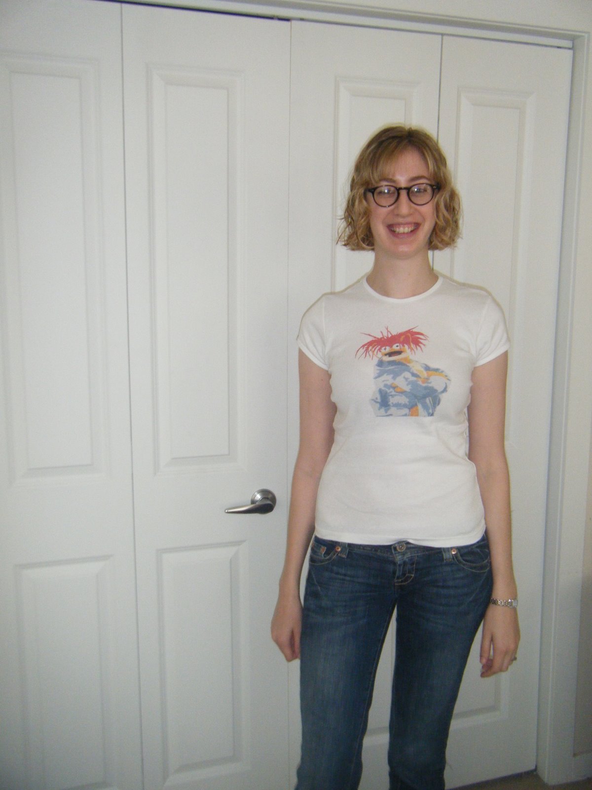 Jill in her Pepe shirt!
