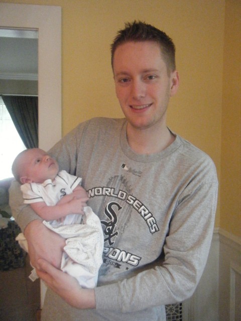 Like Father, Like Son! Go Sox!!!!