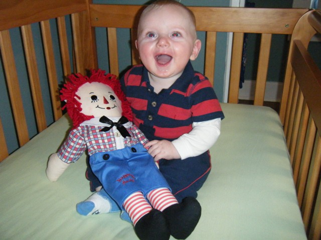 Jill and Jeff gave me Raggedy Andy!!!!