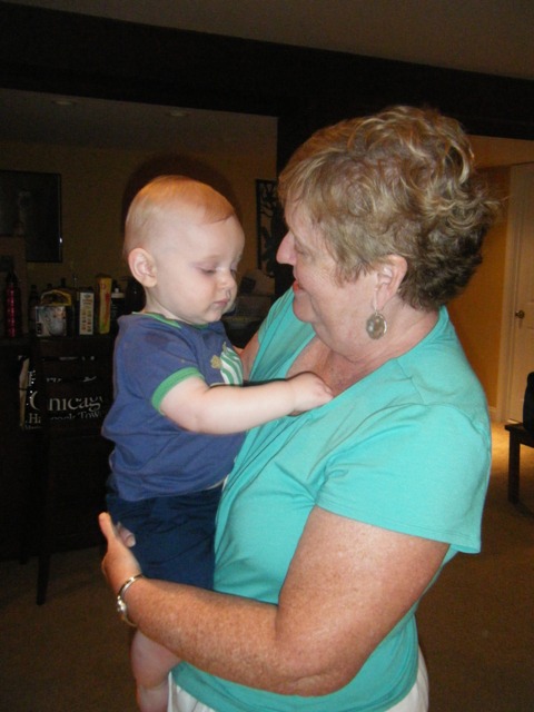 Dancing with Nana on her birthday
