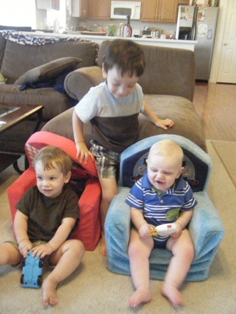 Play date with Josh and Ian