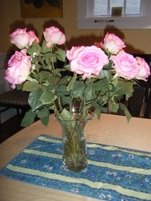 Flowers from Mykkell to celebrate my defense