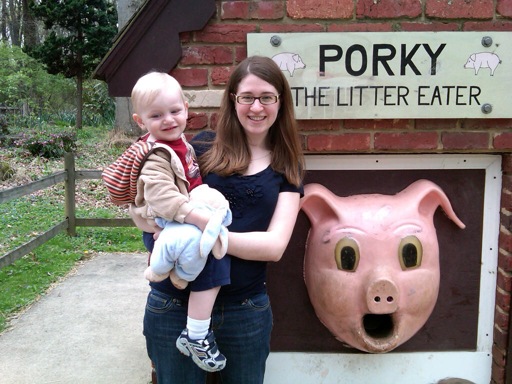The talking pig at Cabin John