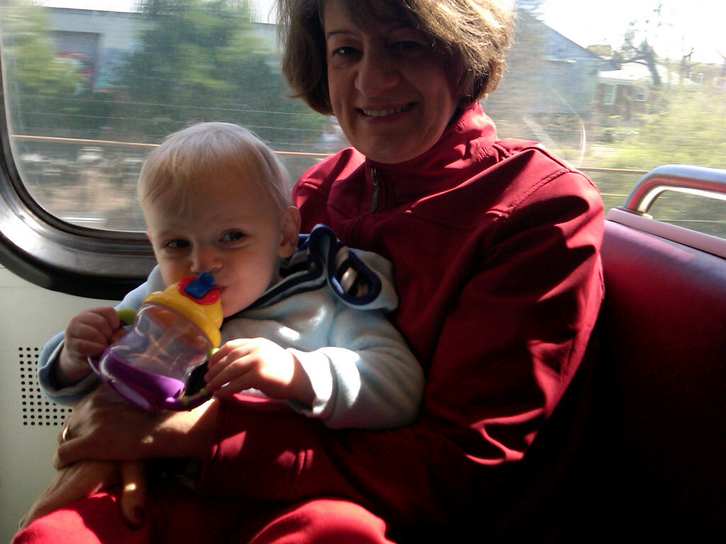 Andys first time on the DC metro