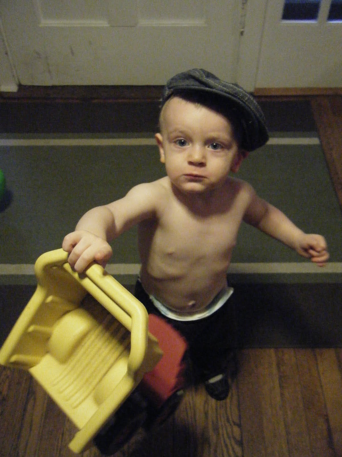 Andy getting ready for his upcoming bareknuckle boxing match