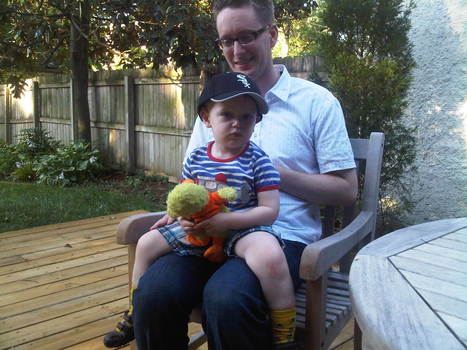 On the deck