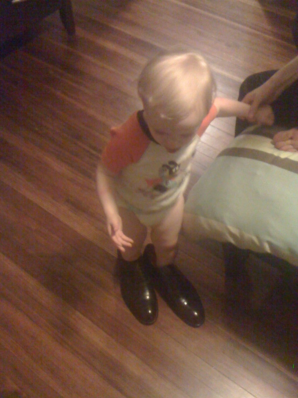 Trying on some shoes