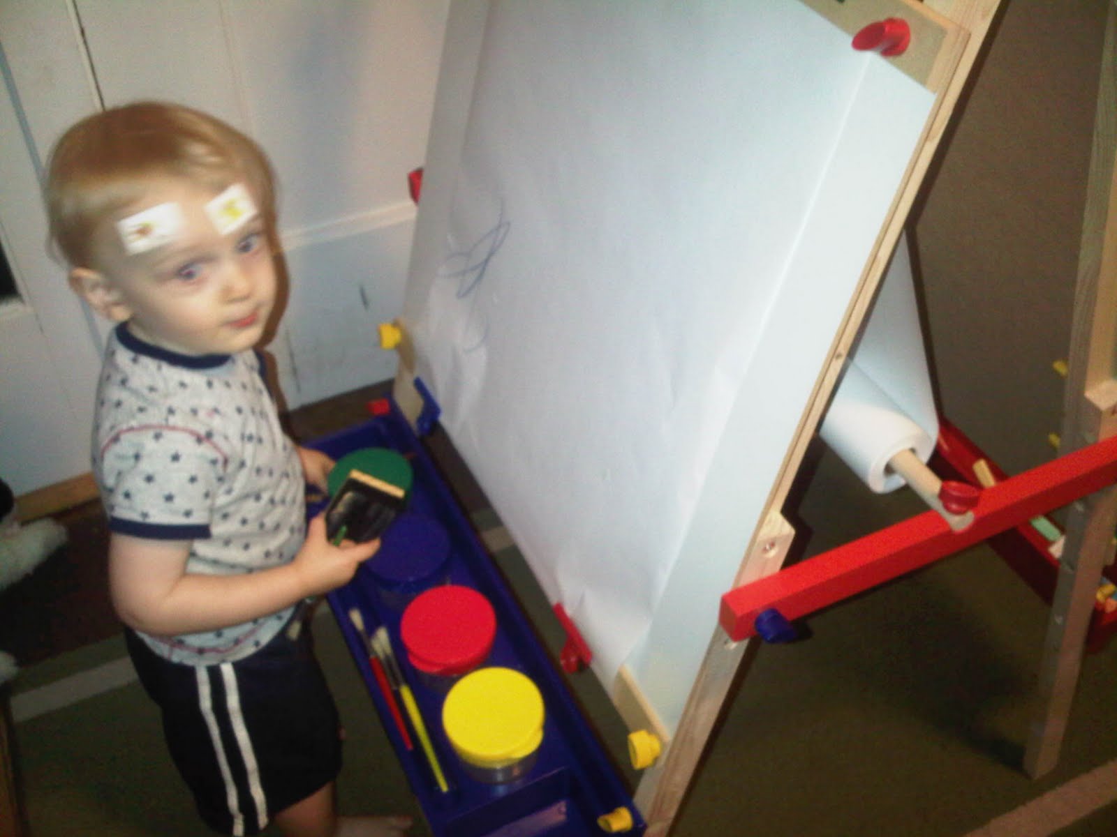 New Easel from Momo and Baba