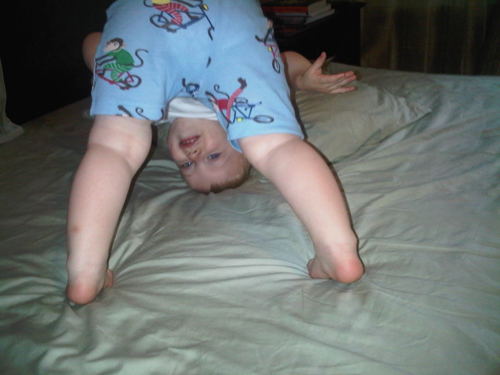 Upside down