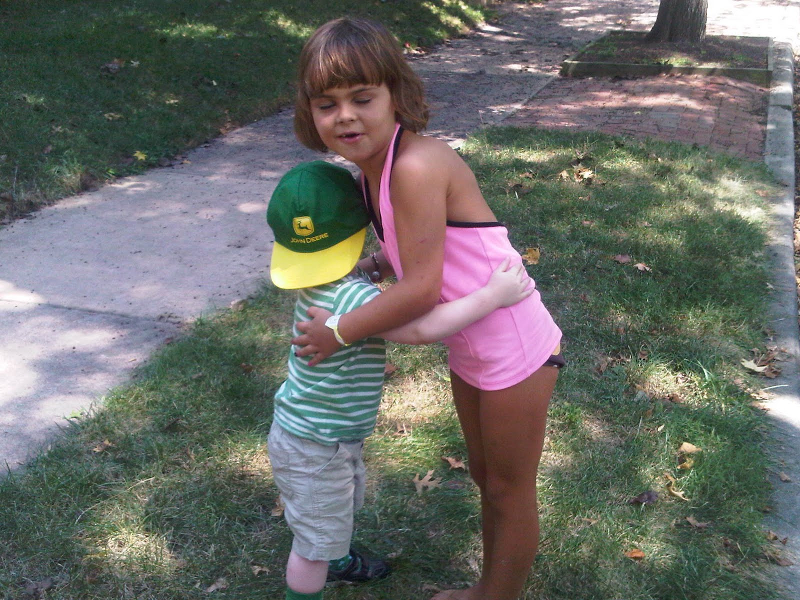 Hugging Zoe