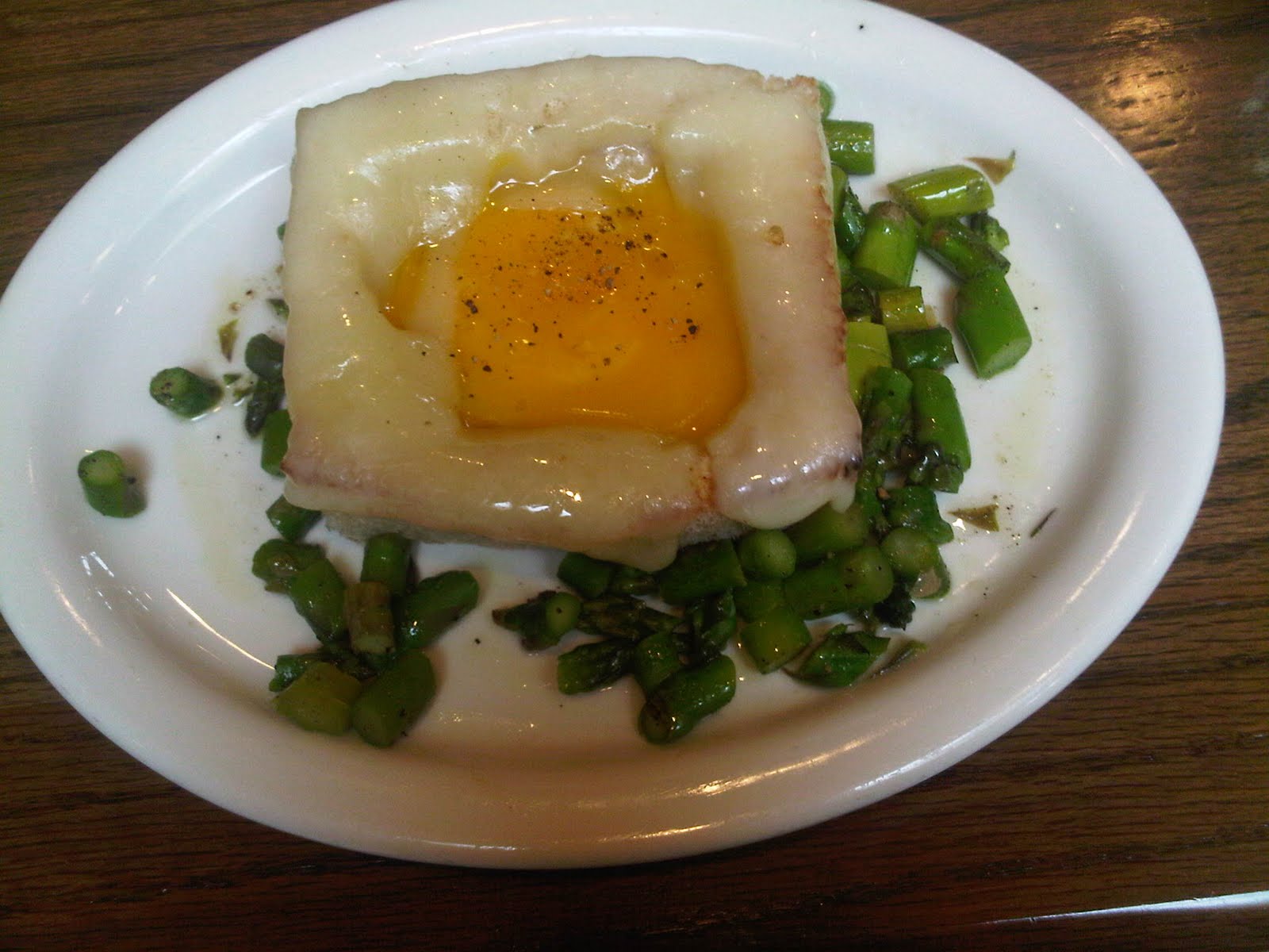 Truffled egg toast at Belle in Carmel
