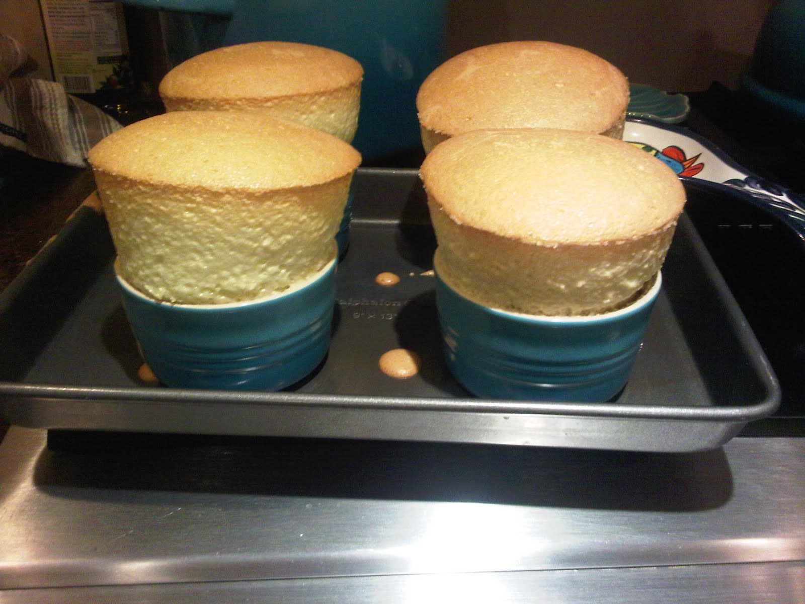 Matt made vanilla souffles!