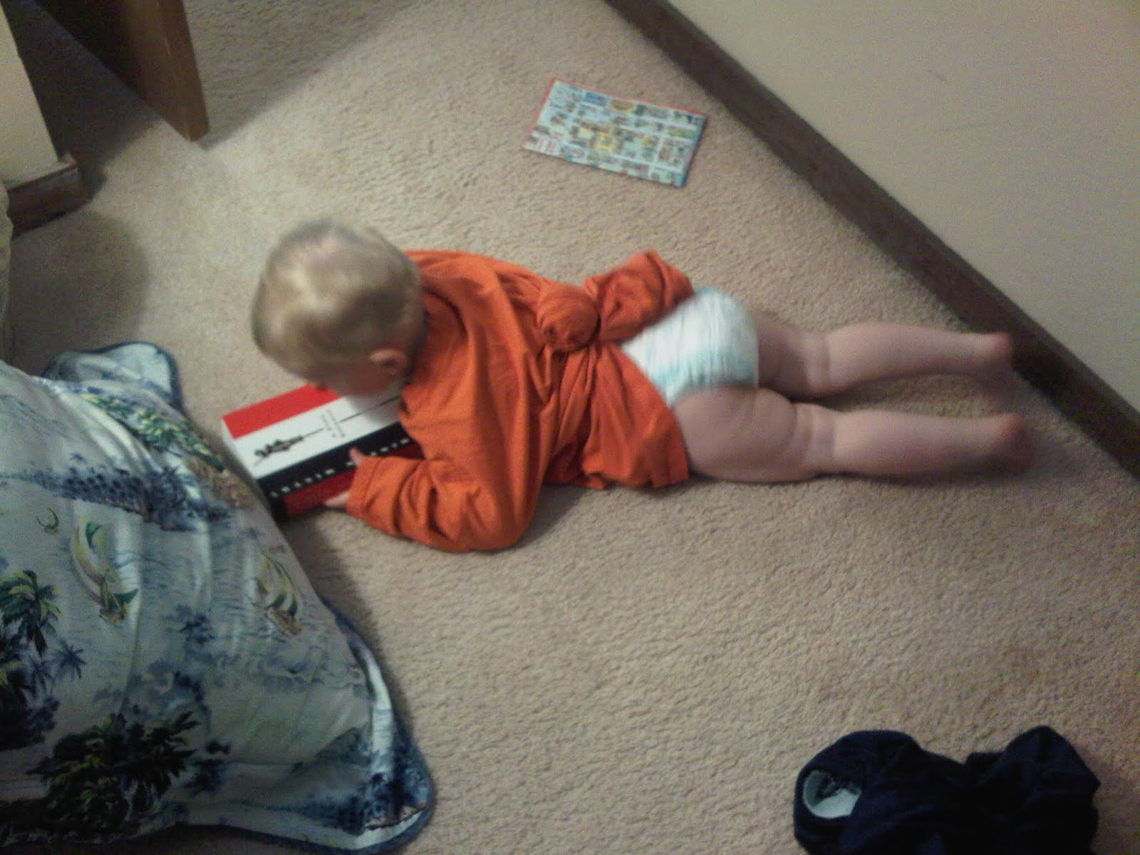 Reading bookclub book