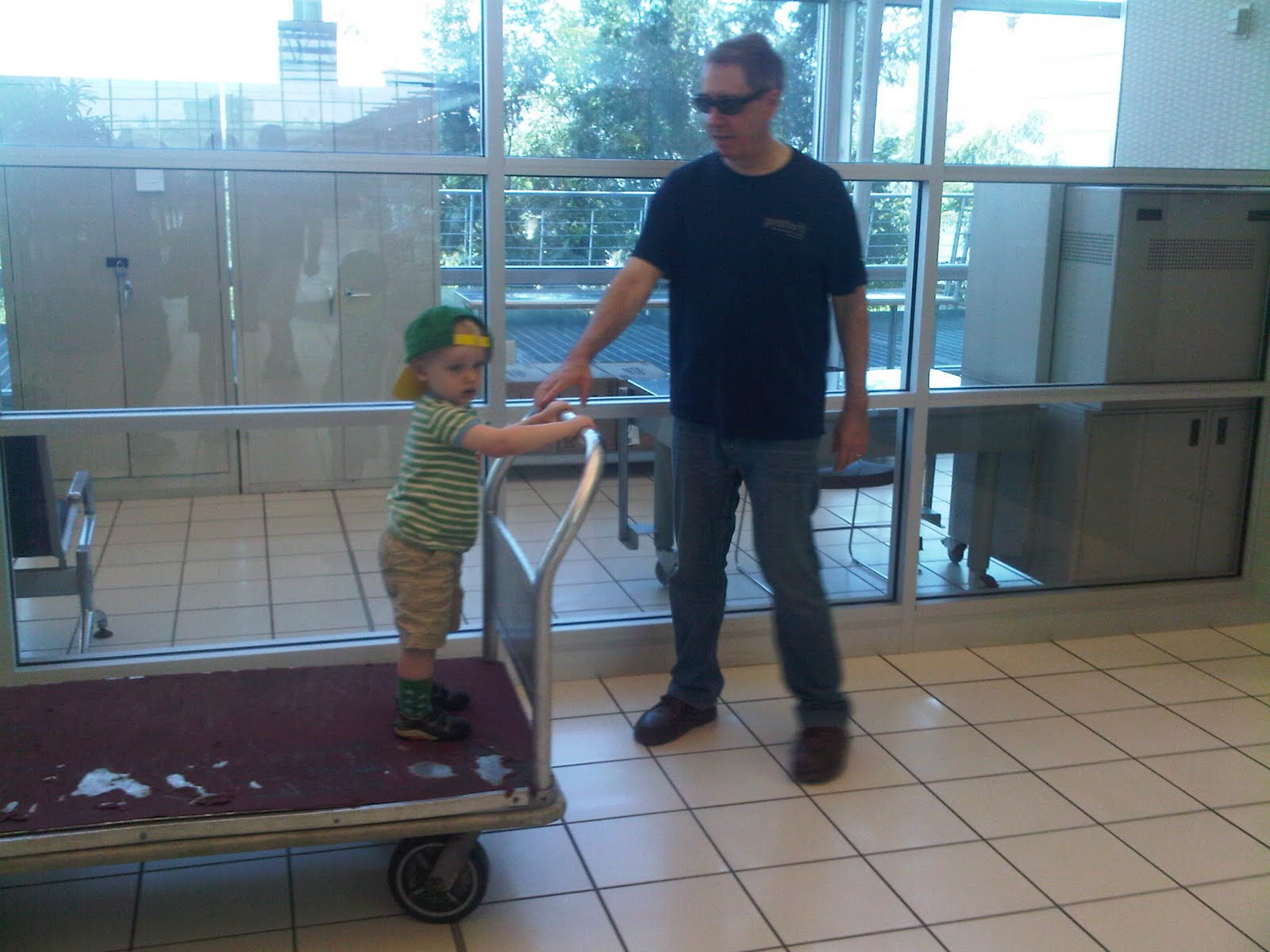 Andy at the airport