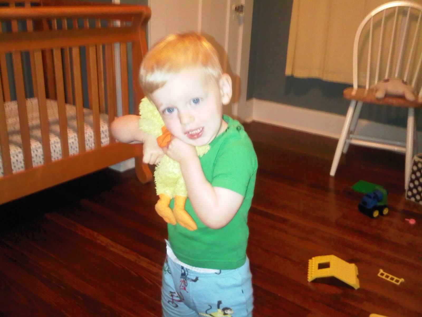 Daddy found Andys missing Ducky. Best birthday present ever. Thank you Daddy!