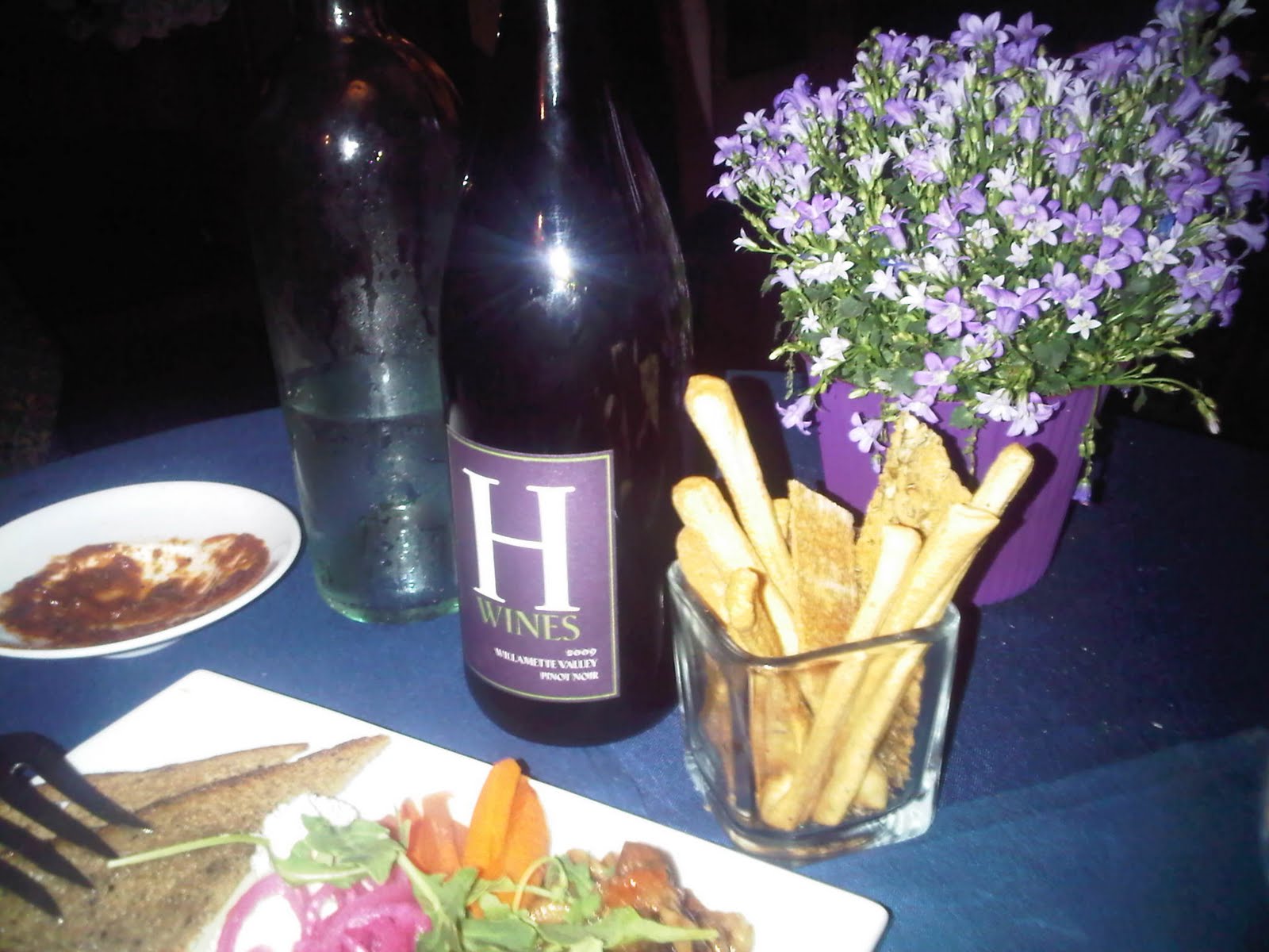 Sommelier came to our table to help us pick out the wine and then had us both taste it before filling both of our glasses