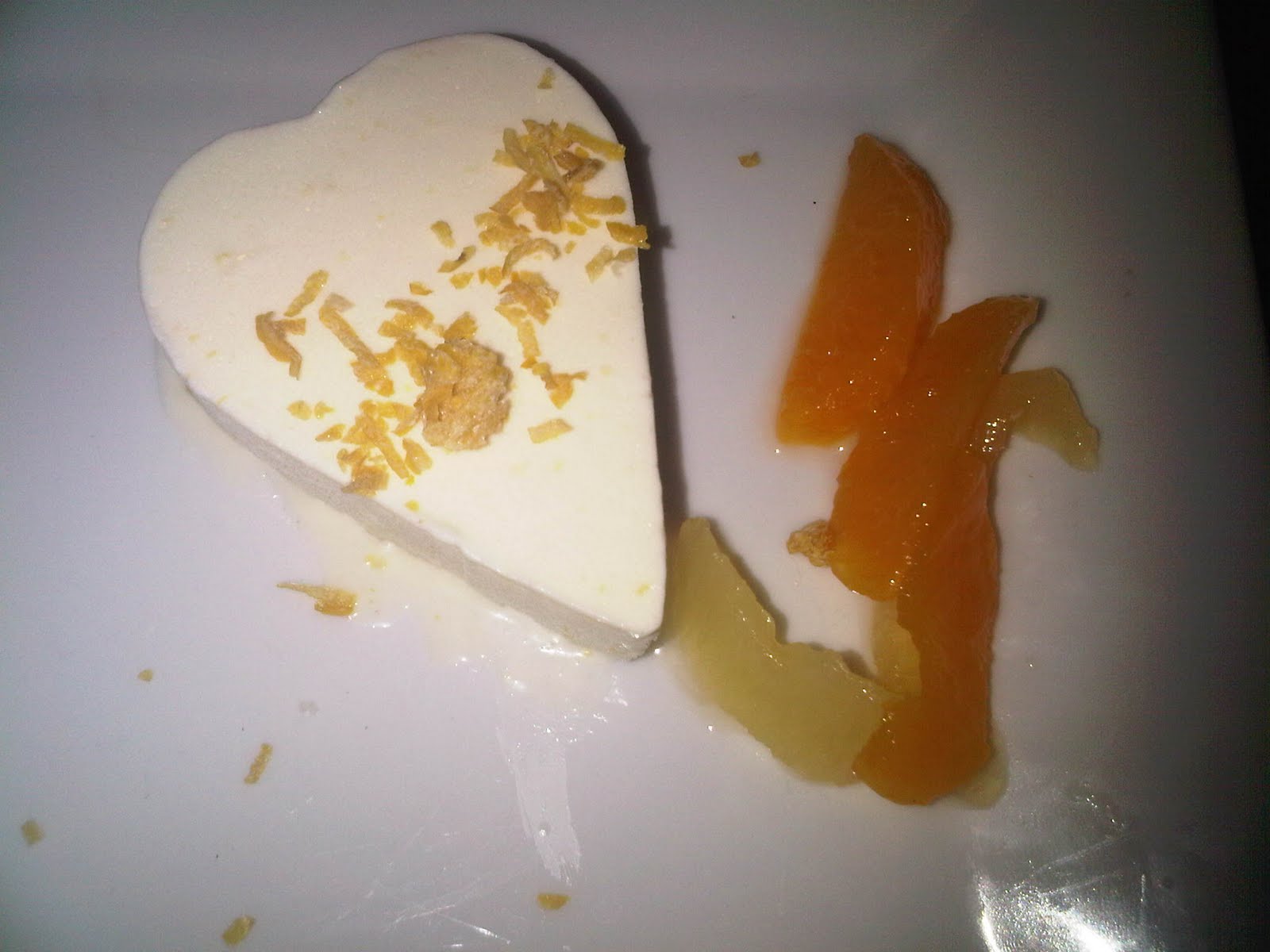 Lemon semifreddo and vanilla infused citrus compote