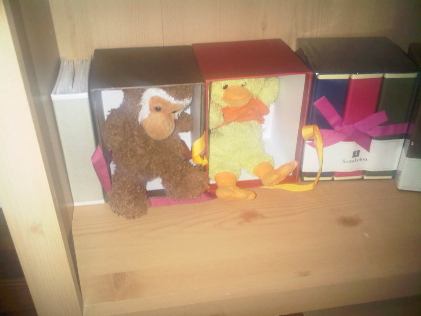 Ducky and monkey
