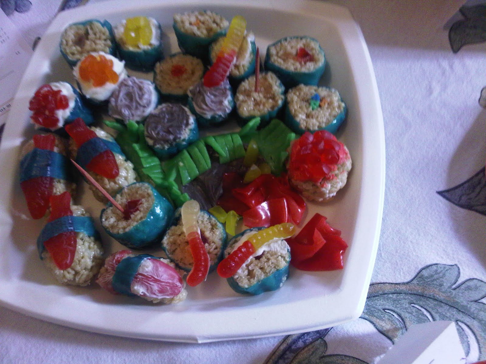 Jenny's candy sushi