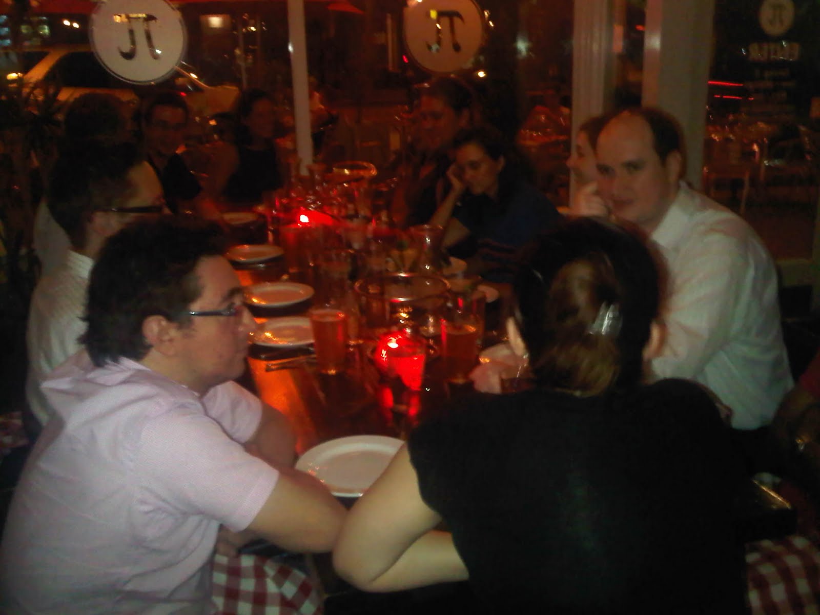 After colloquim at Pi