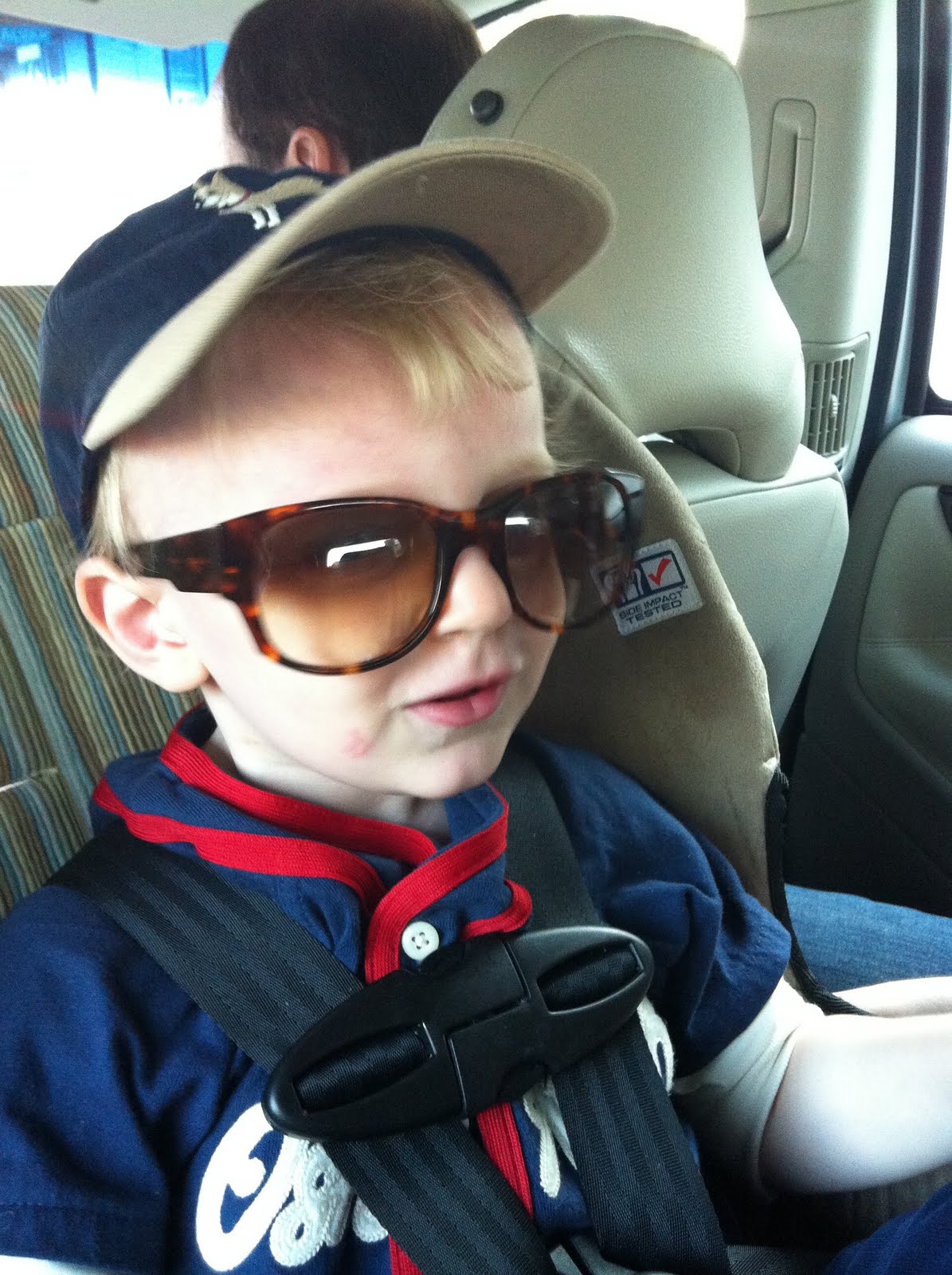 Ride home with Aunt Jill's sunglasses
