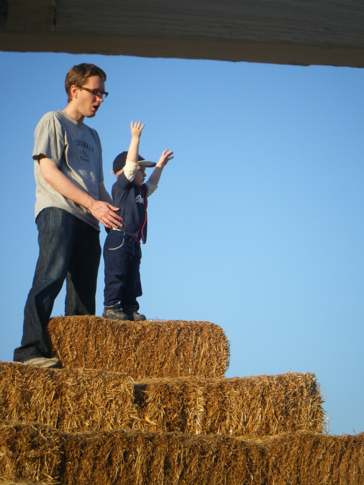 Andy climbed up a high mountain, reach for the moon, got the moon, and put it back, just like Papa