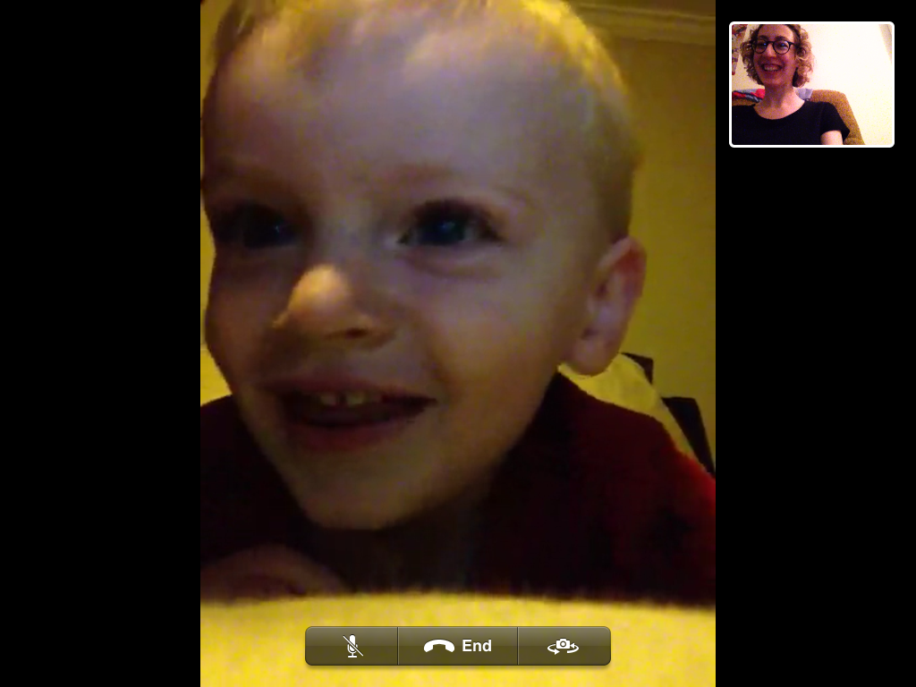 Facetime with aunt Jill