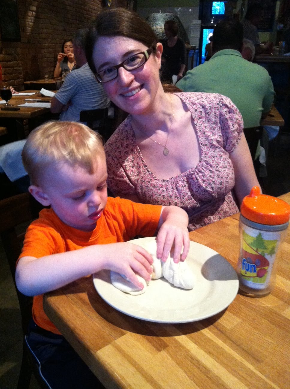 Making pizza at the Good Pie