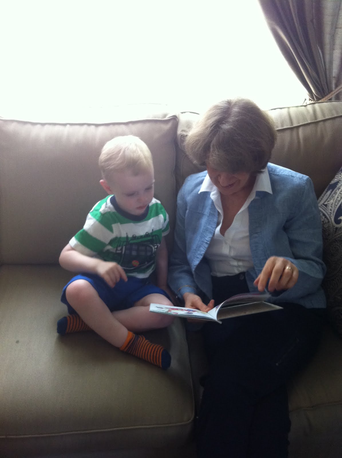 Reading after a trip to the pool