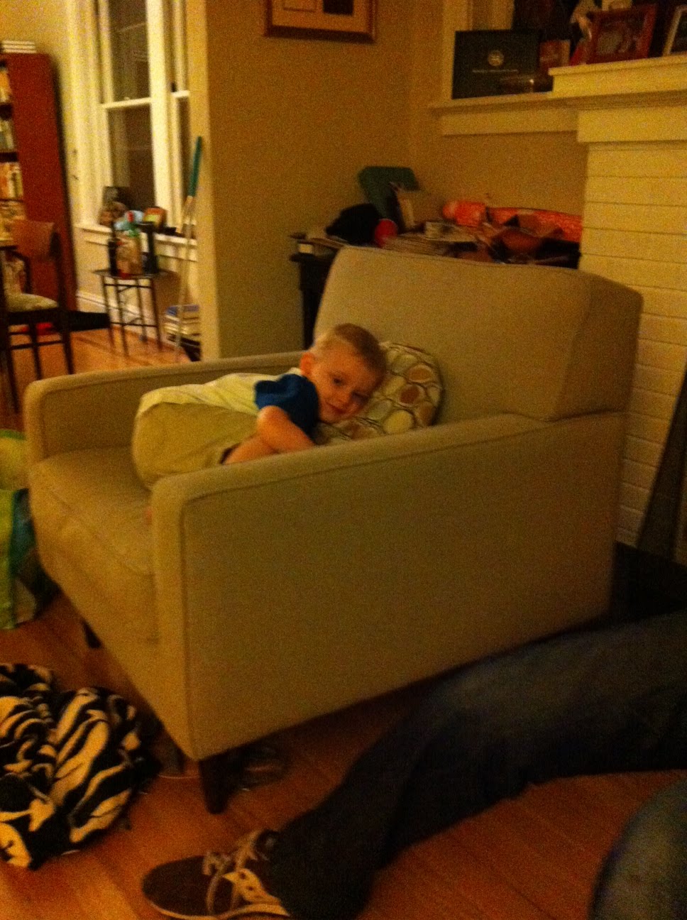 Relaxing after pie
