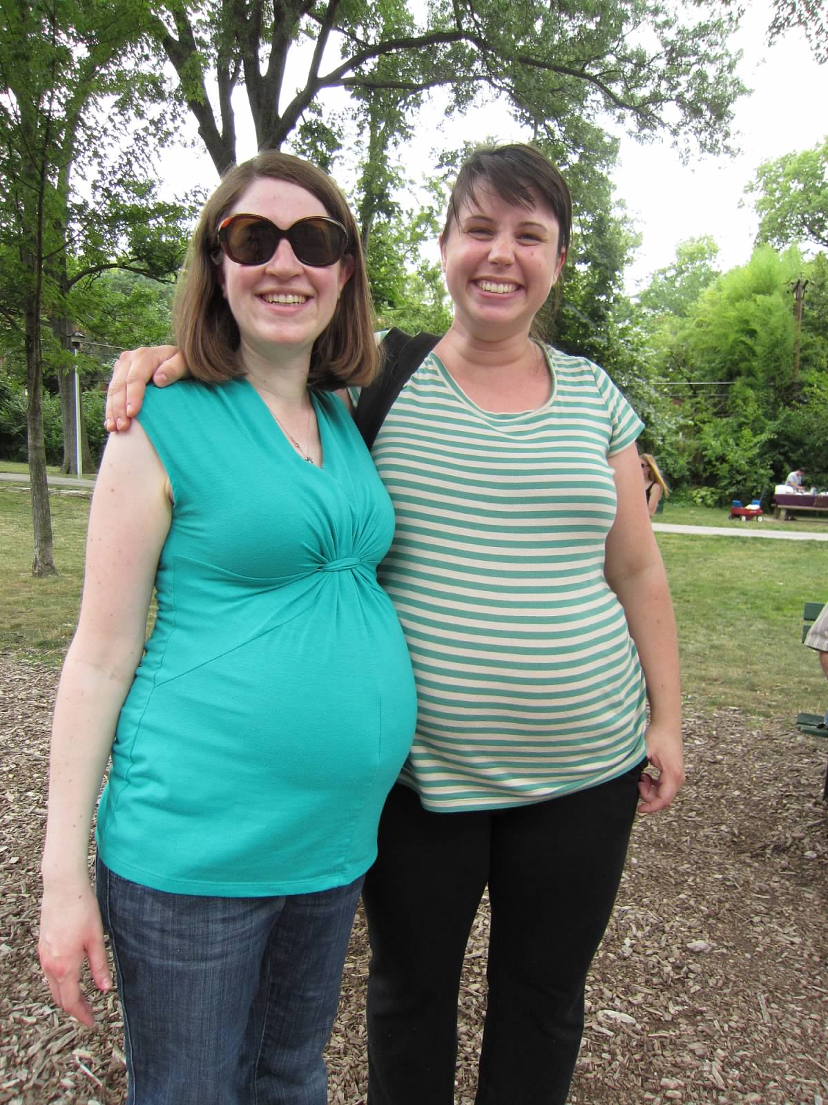 Pregnant Mamas (me+Jenny)