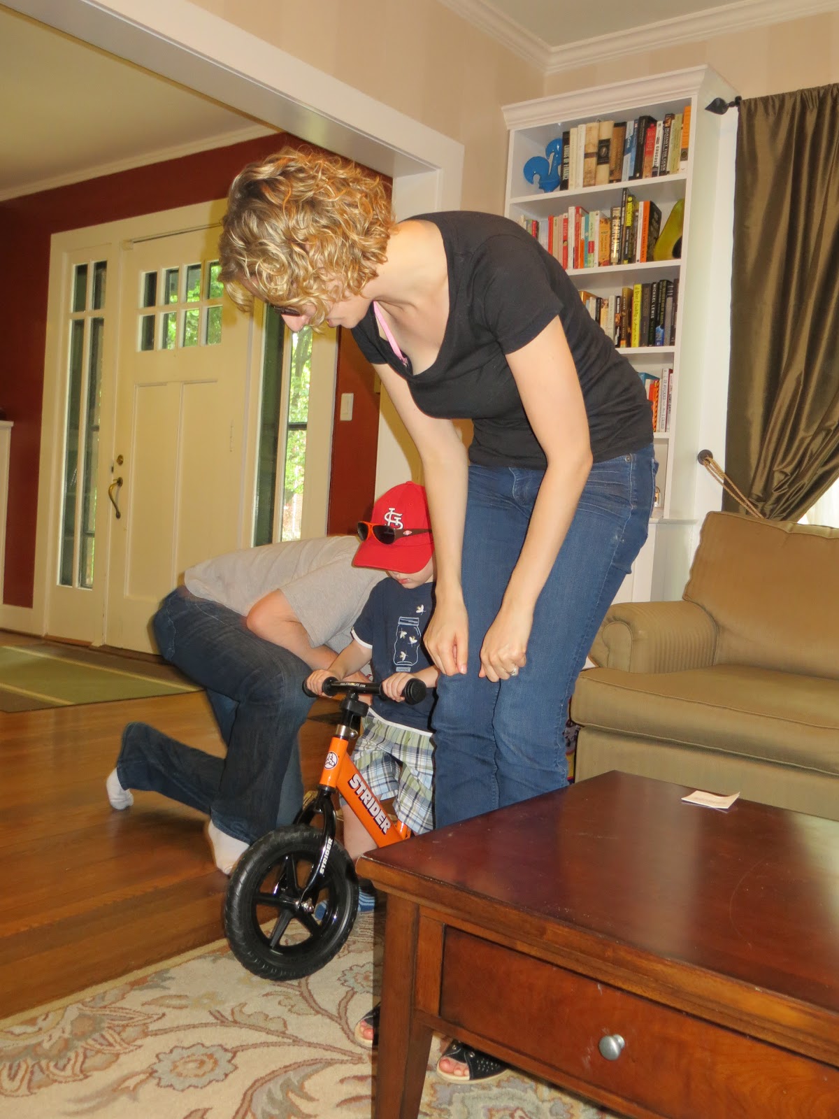 Balance bike from Aunt Jill and Uncle Jeff