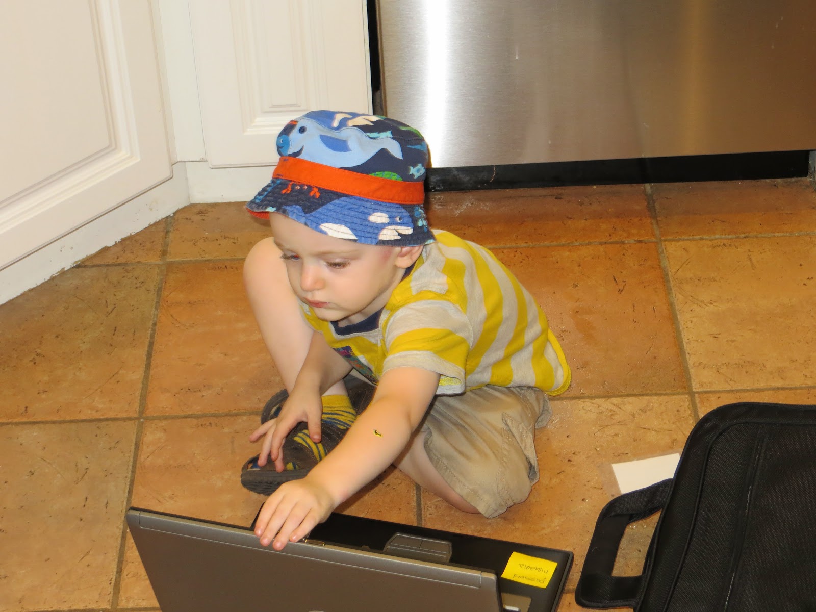Working on the NISA computer!