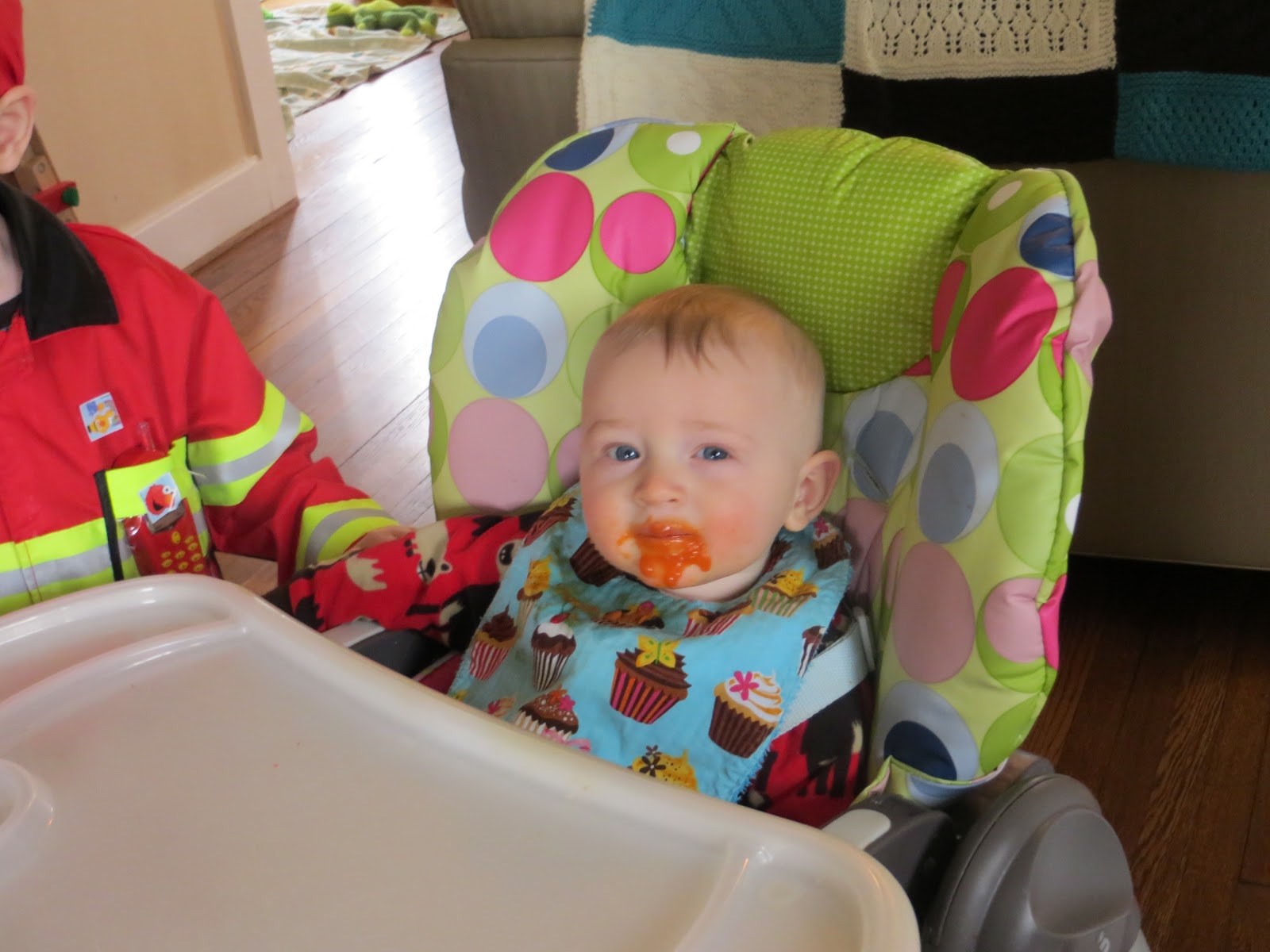 Day 2 of Food: Andy's first time feeding Charlie. Charlie LOVED being fed by Andy!