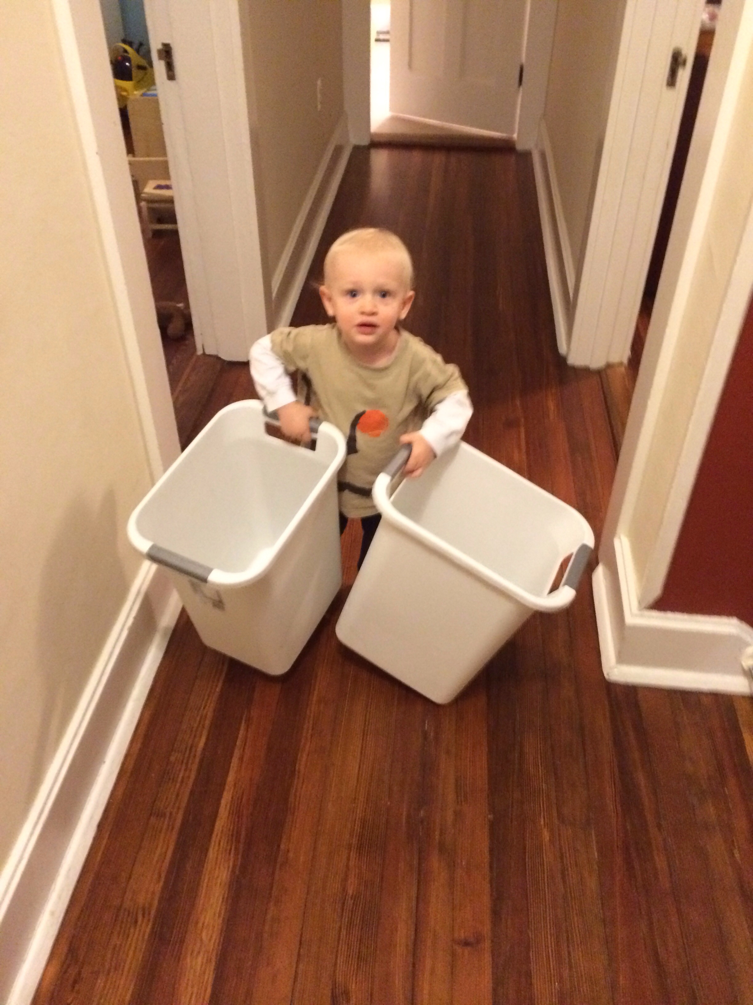 Doing laundry