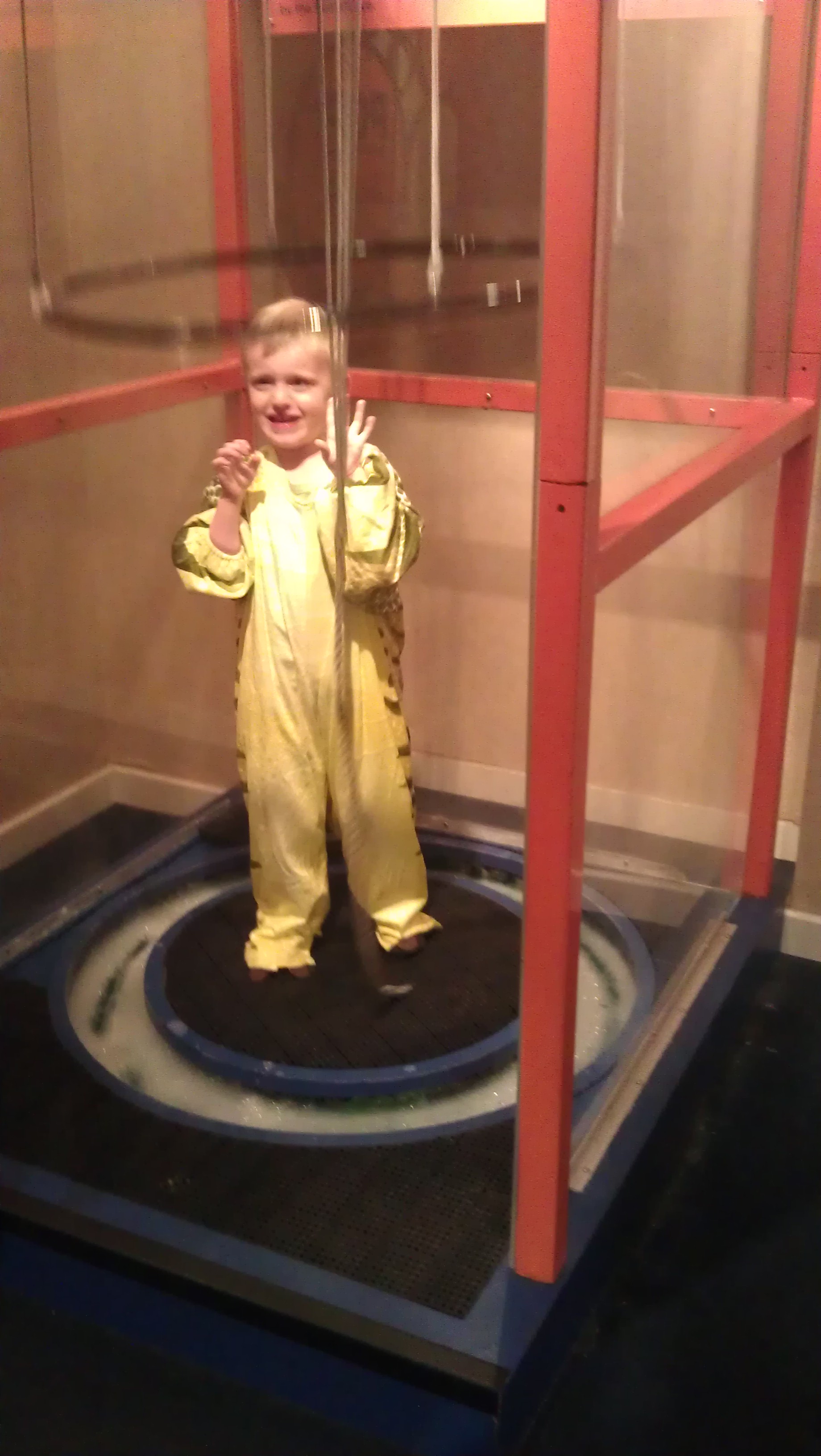 Nisa Halloween night at the magic house