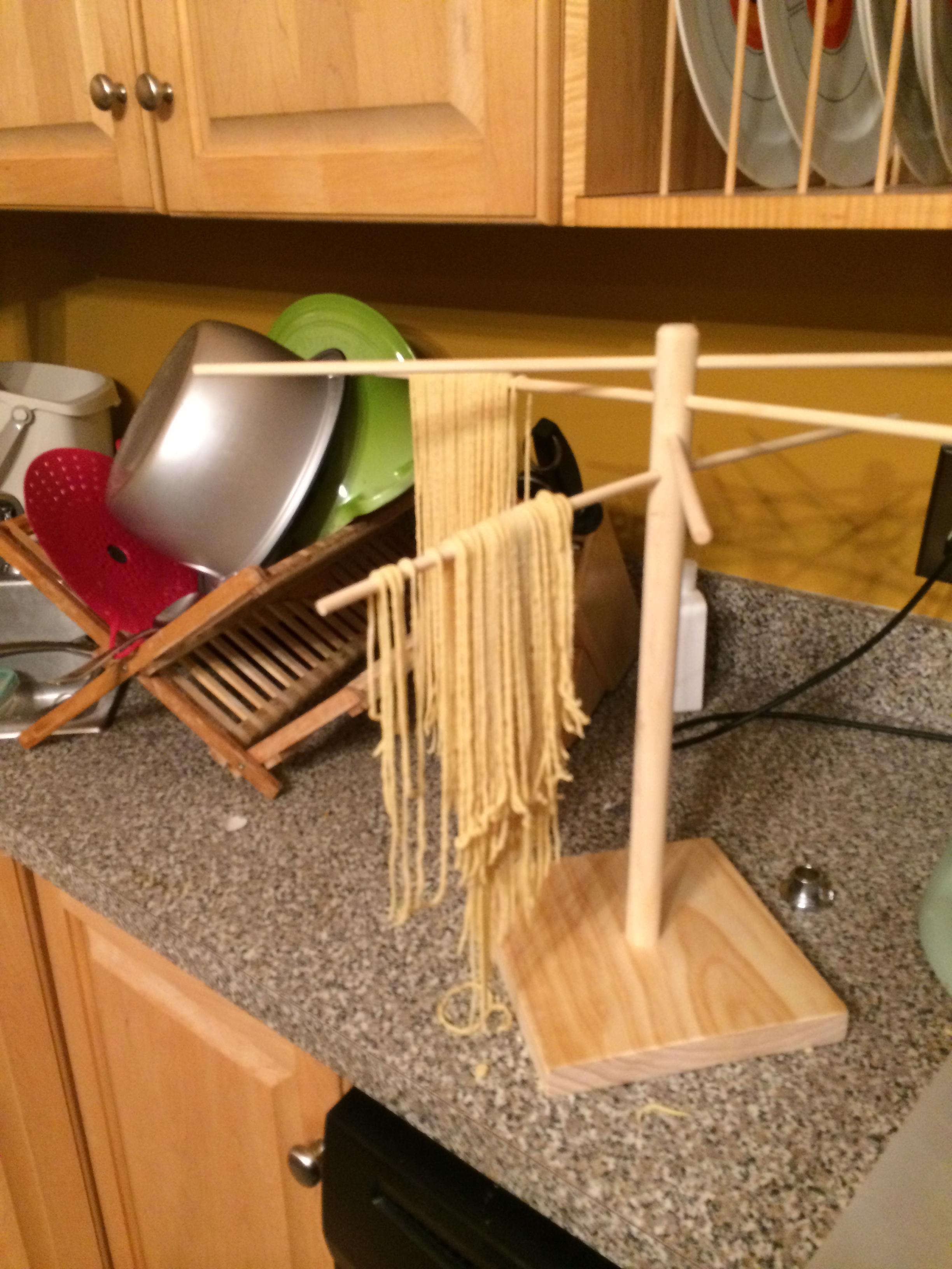 Homemade pasta by Jill and Jeff