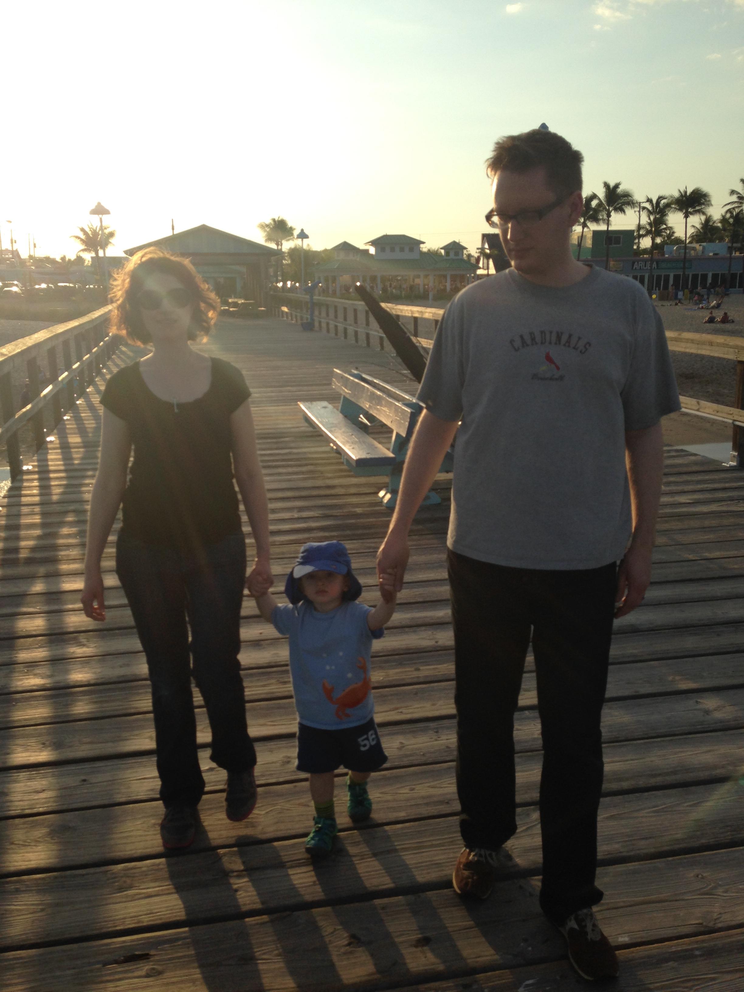 On the boardwalk