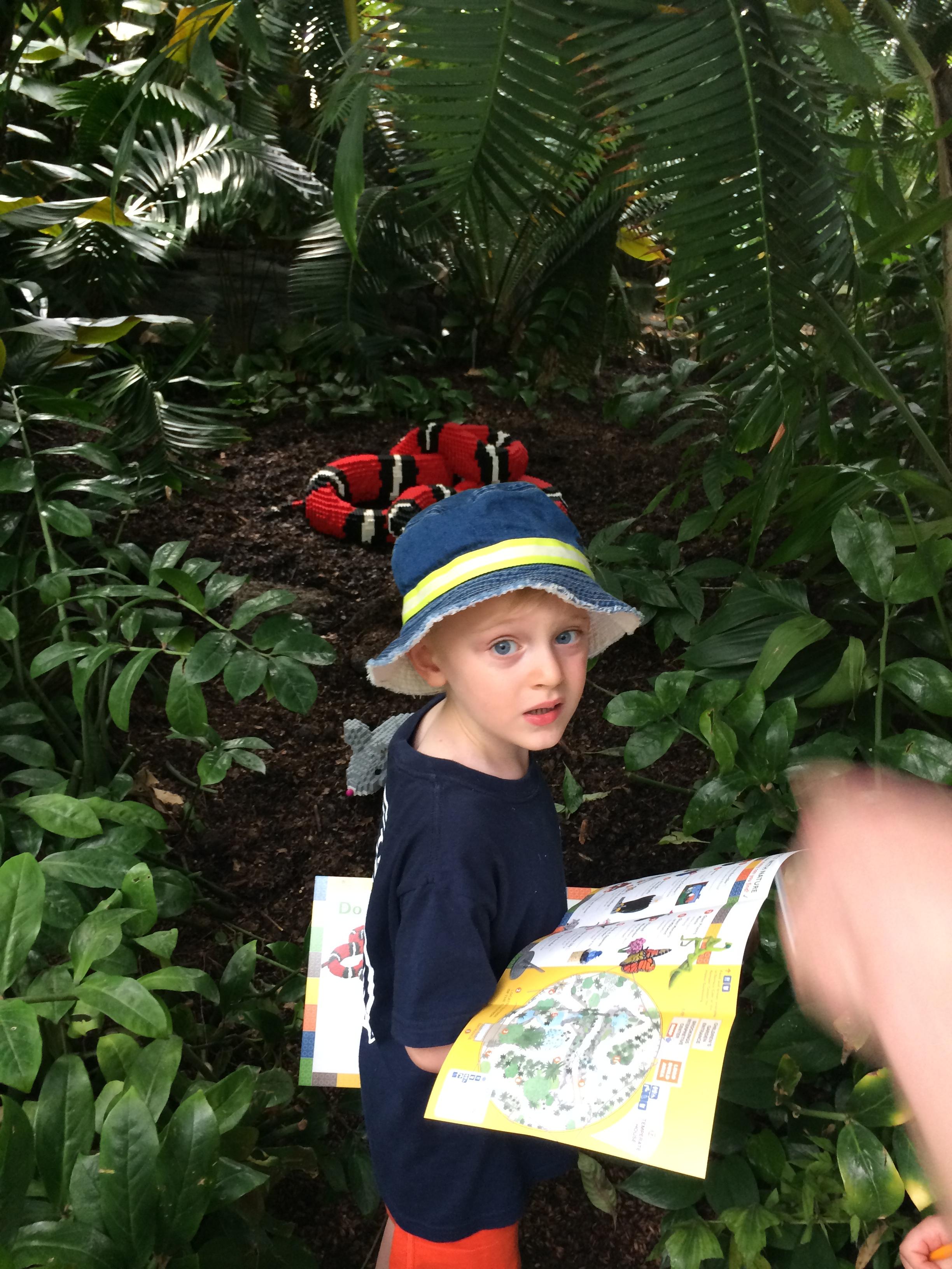 Lego milk snake at mobot
