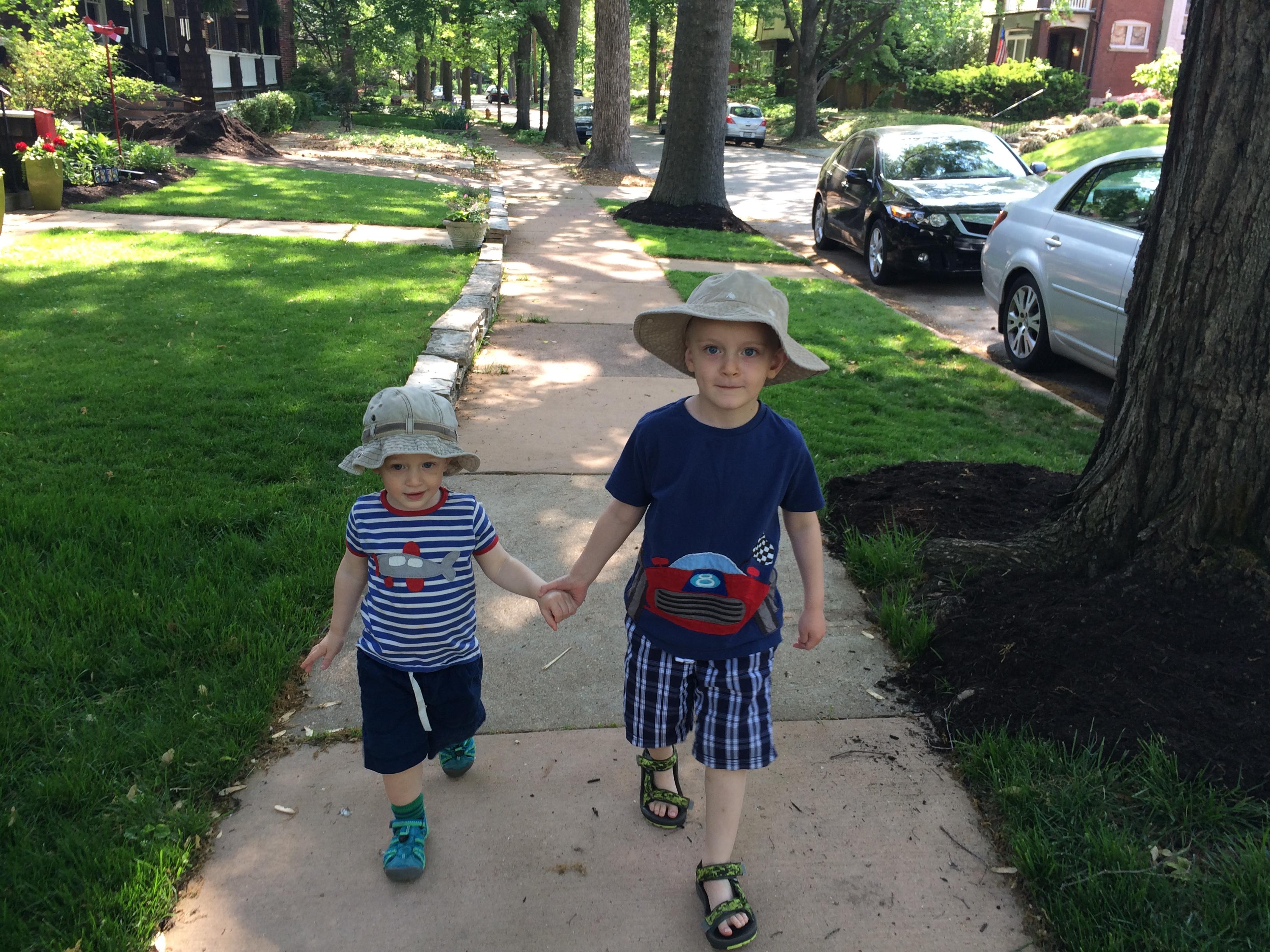 Off to the park