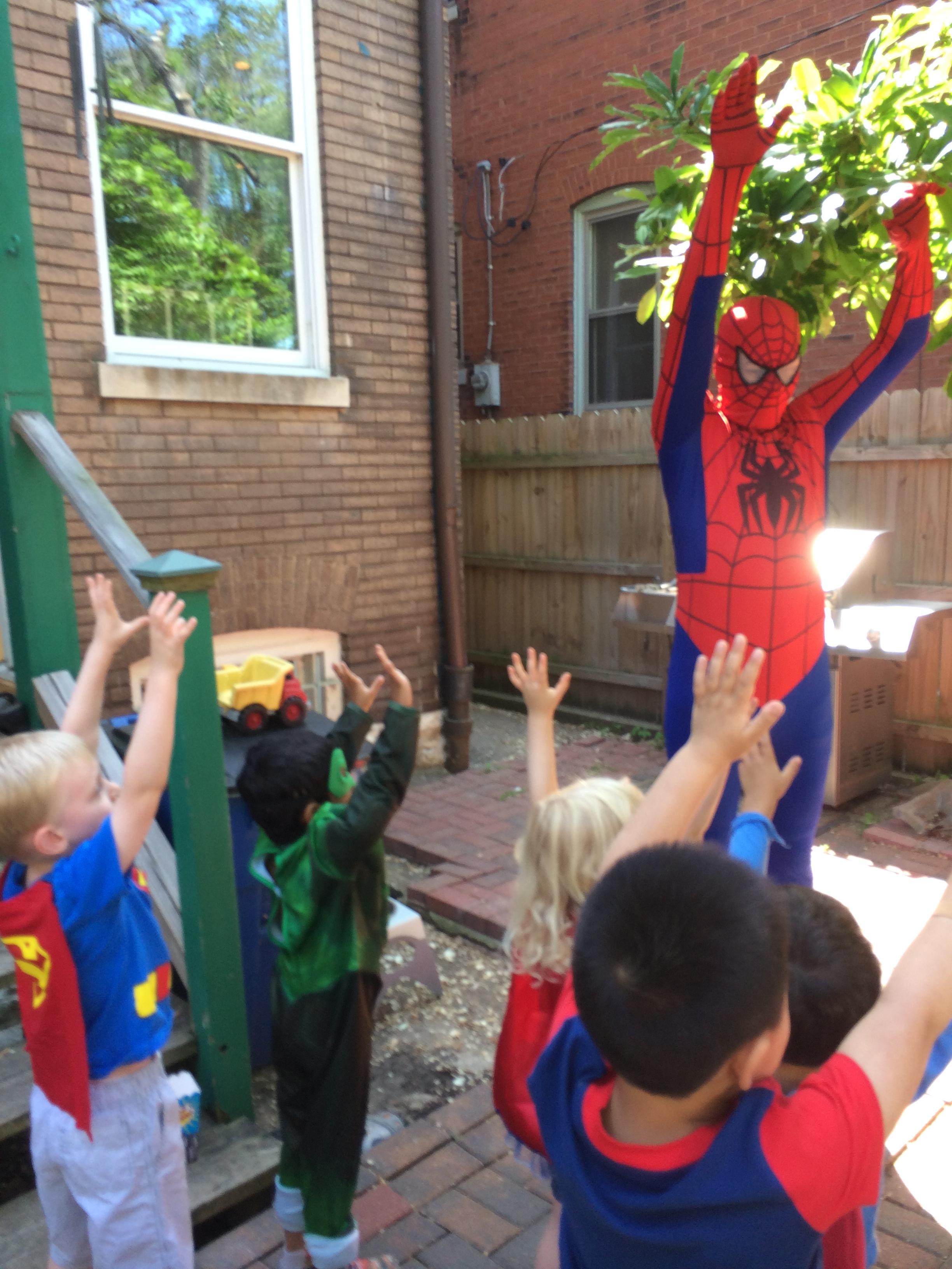 Bodeys Spider-Man birthday party