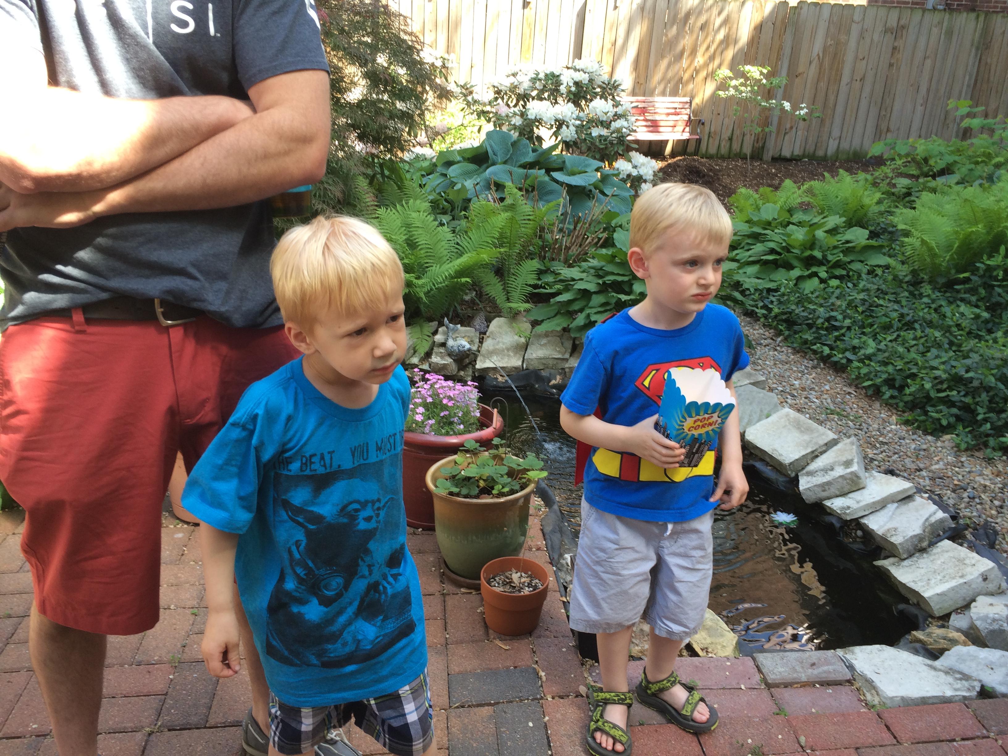 Andy and bo