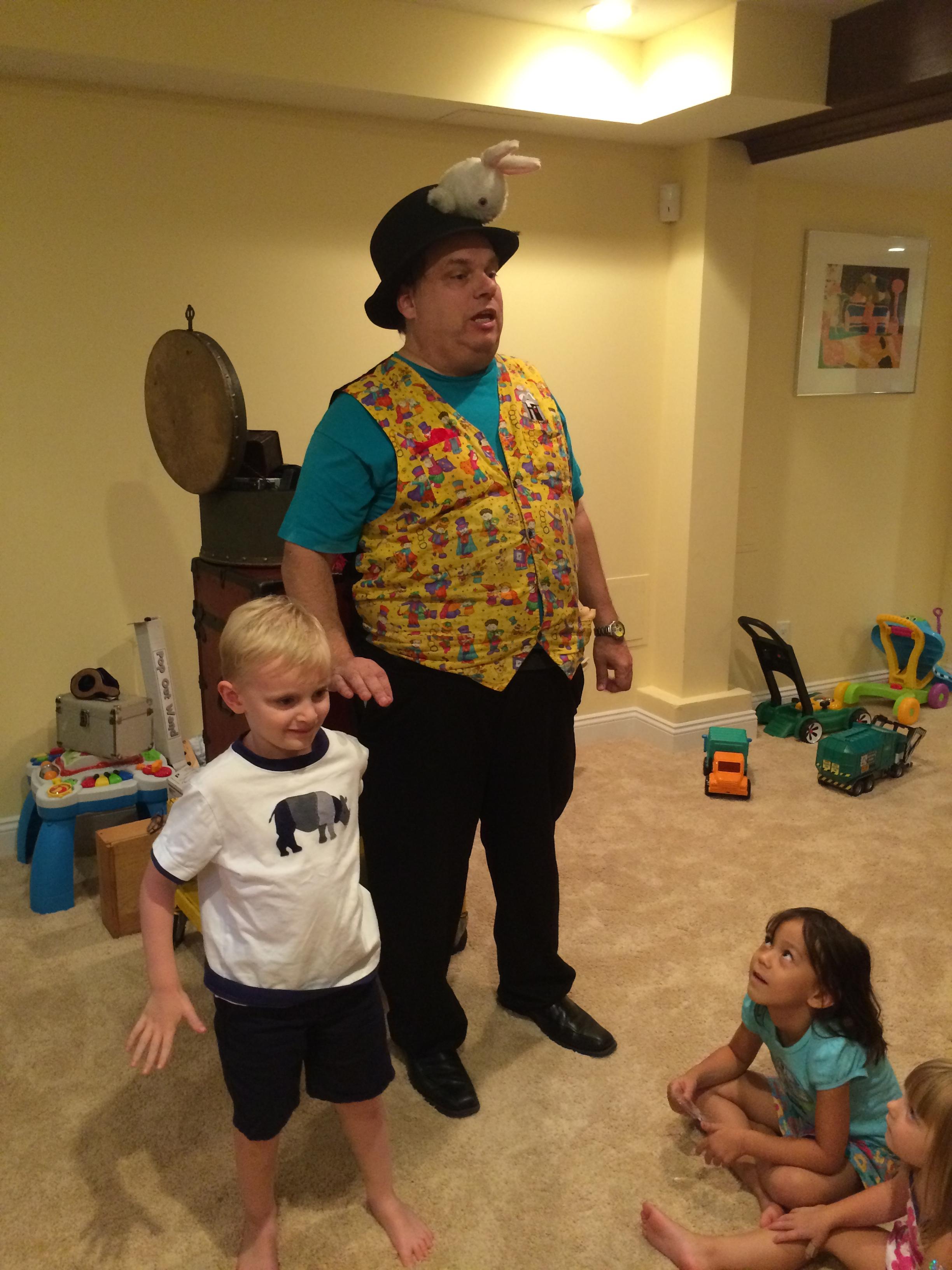 Andy and Dan the magic man