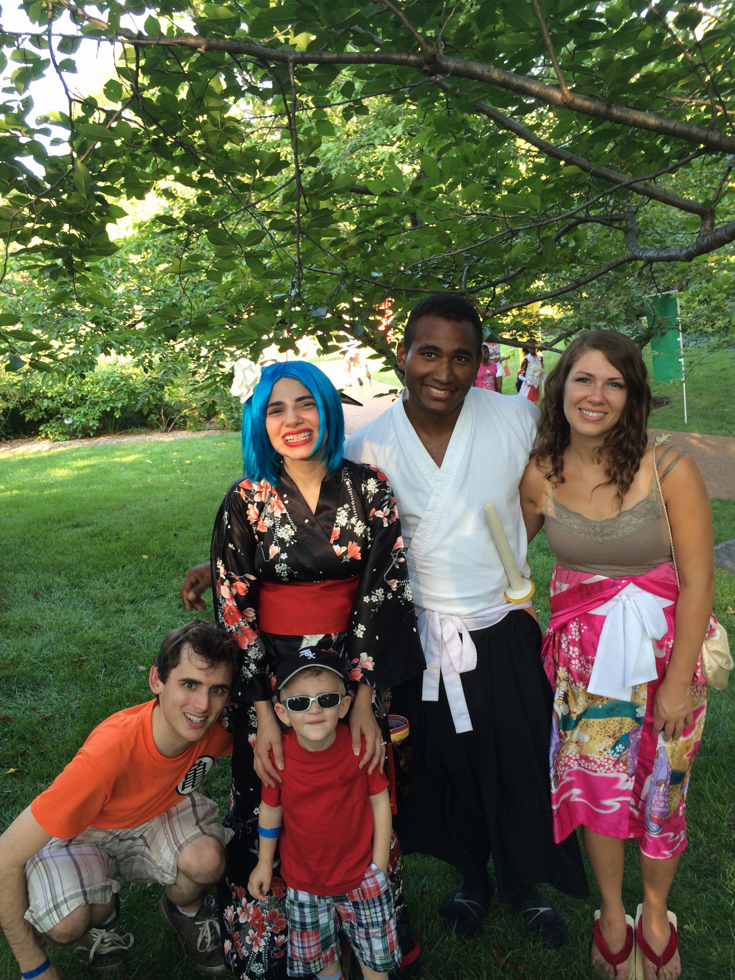 Ran into Bridget Ryan Amanda and Jeremy at Japanese festival