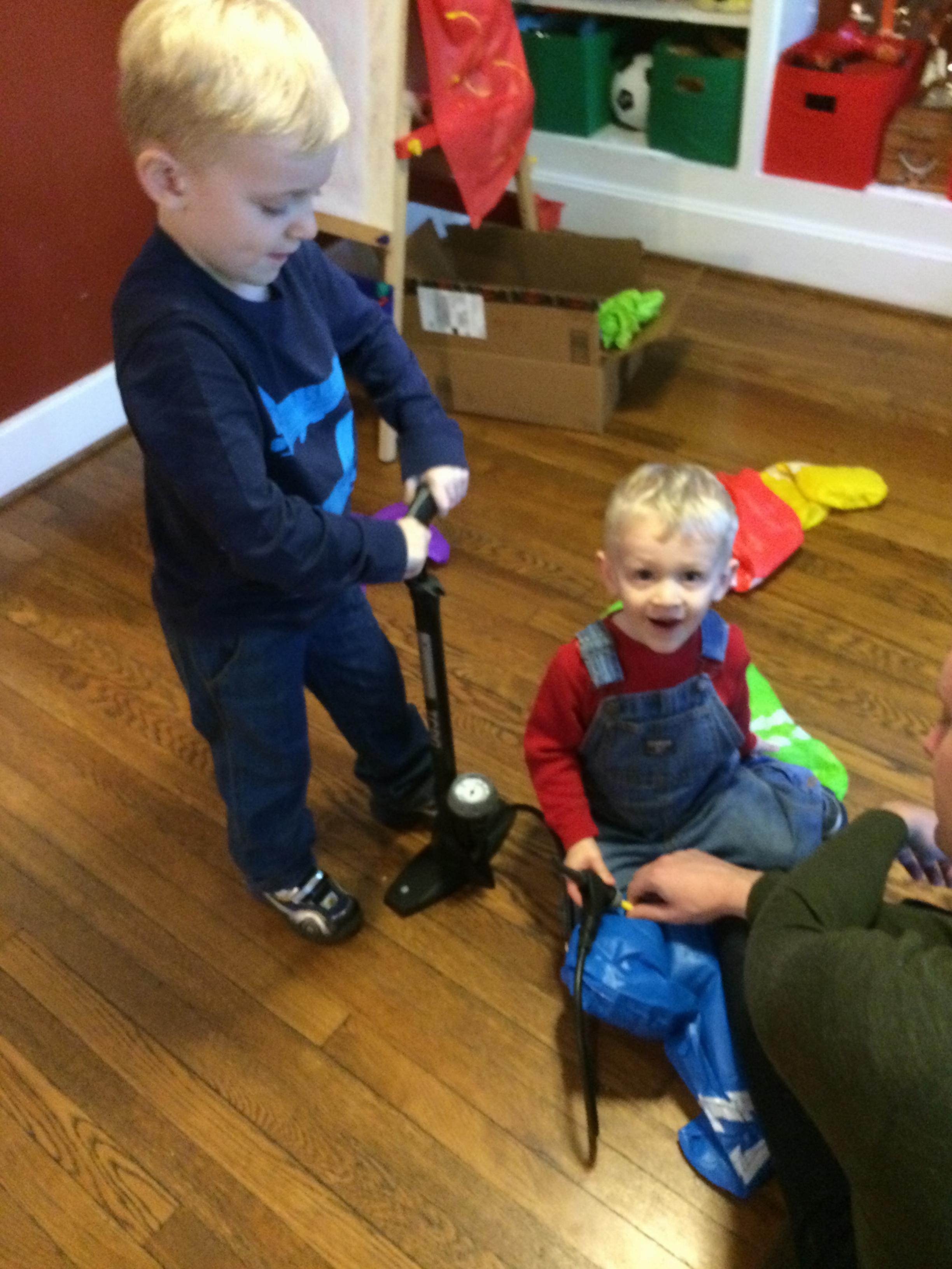 Blowing up bowling pins from Anna and rixey