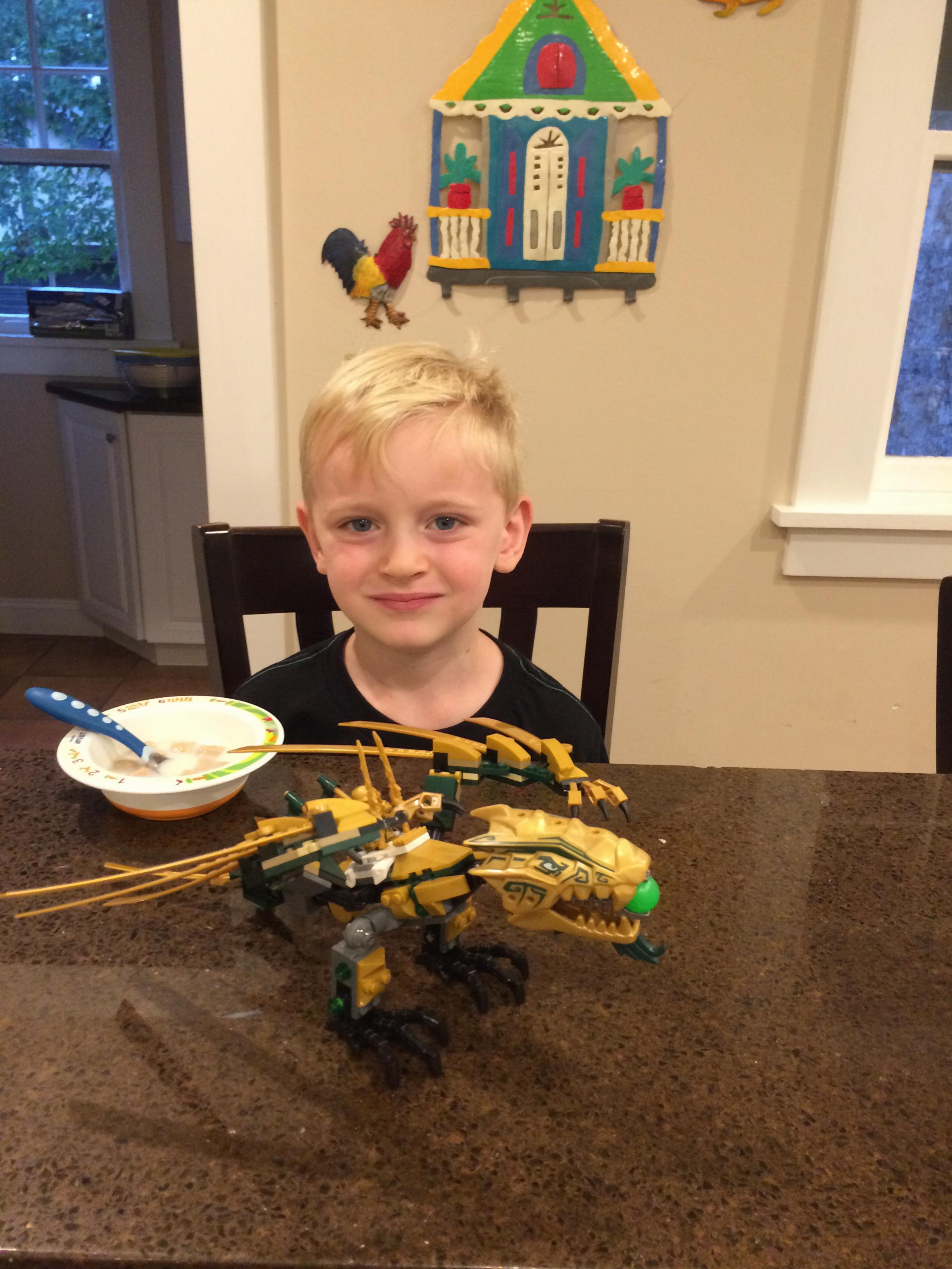 Golden dragon Legos