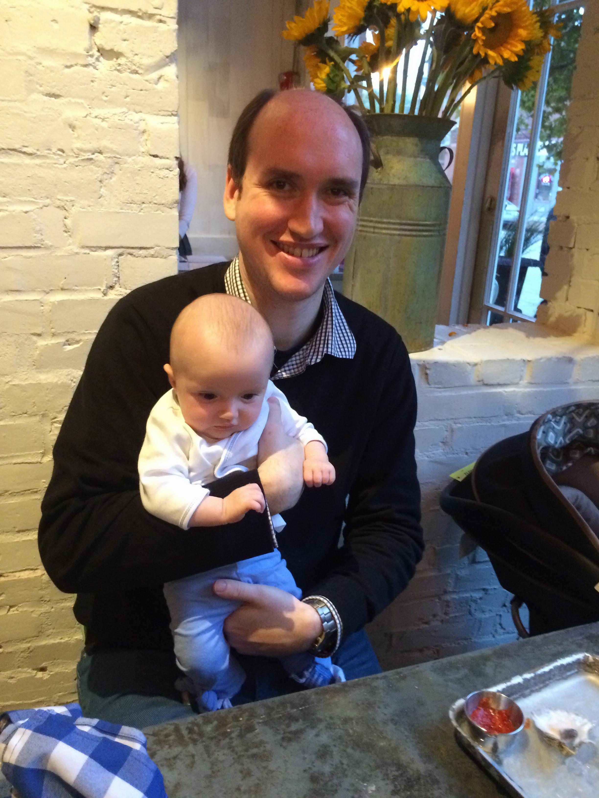 Eleanor's first time at a restaurant in St. Louis
