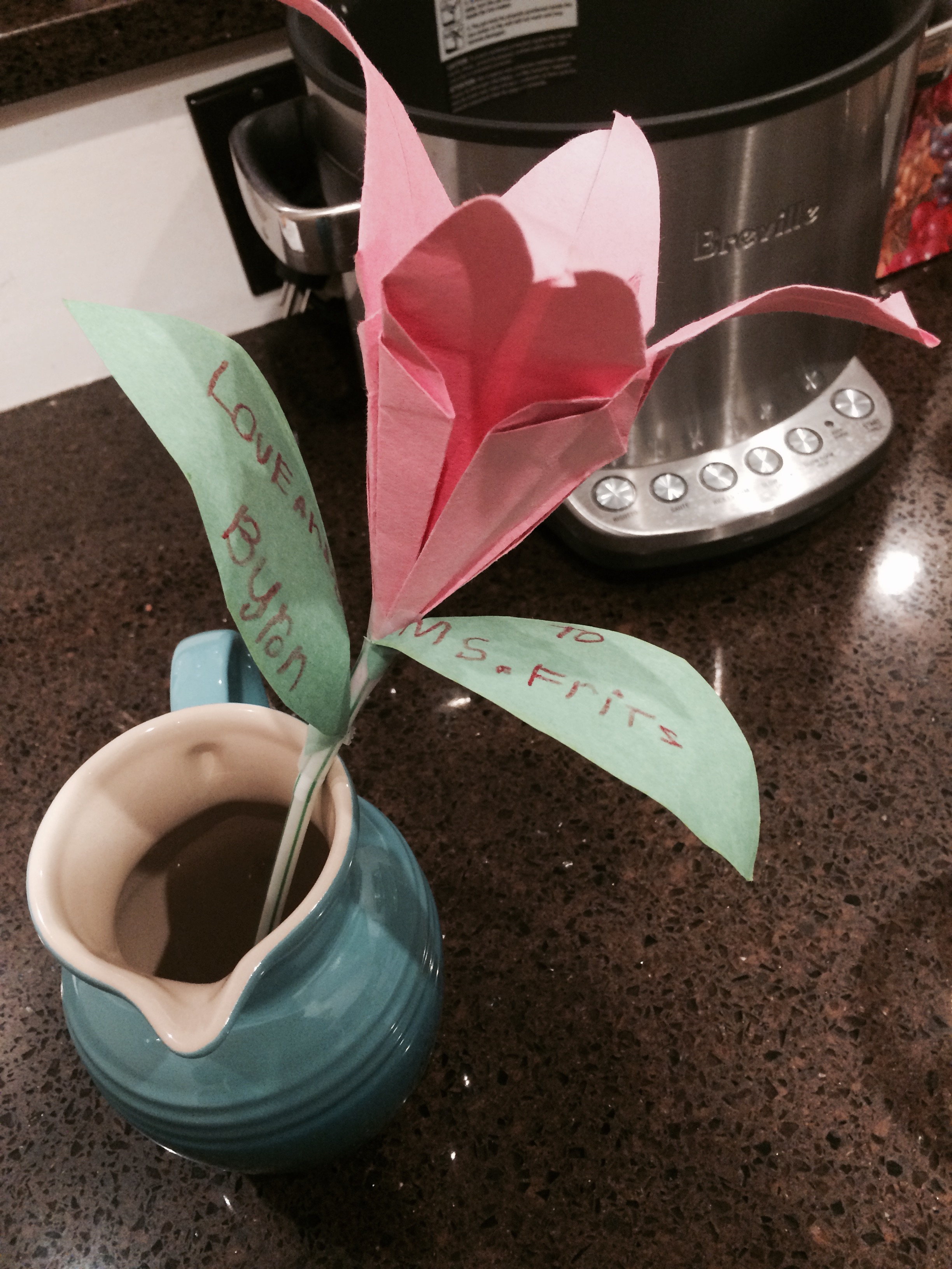 Bridget and Andy's flower for ms fritz