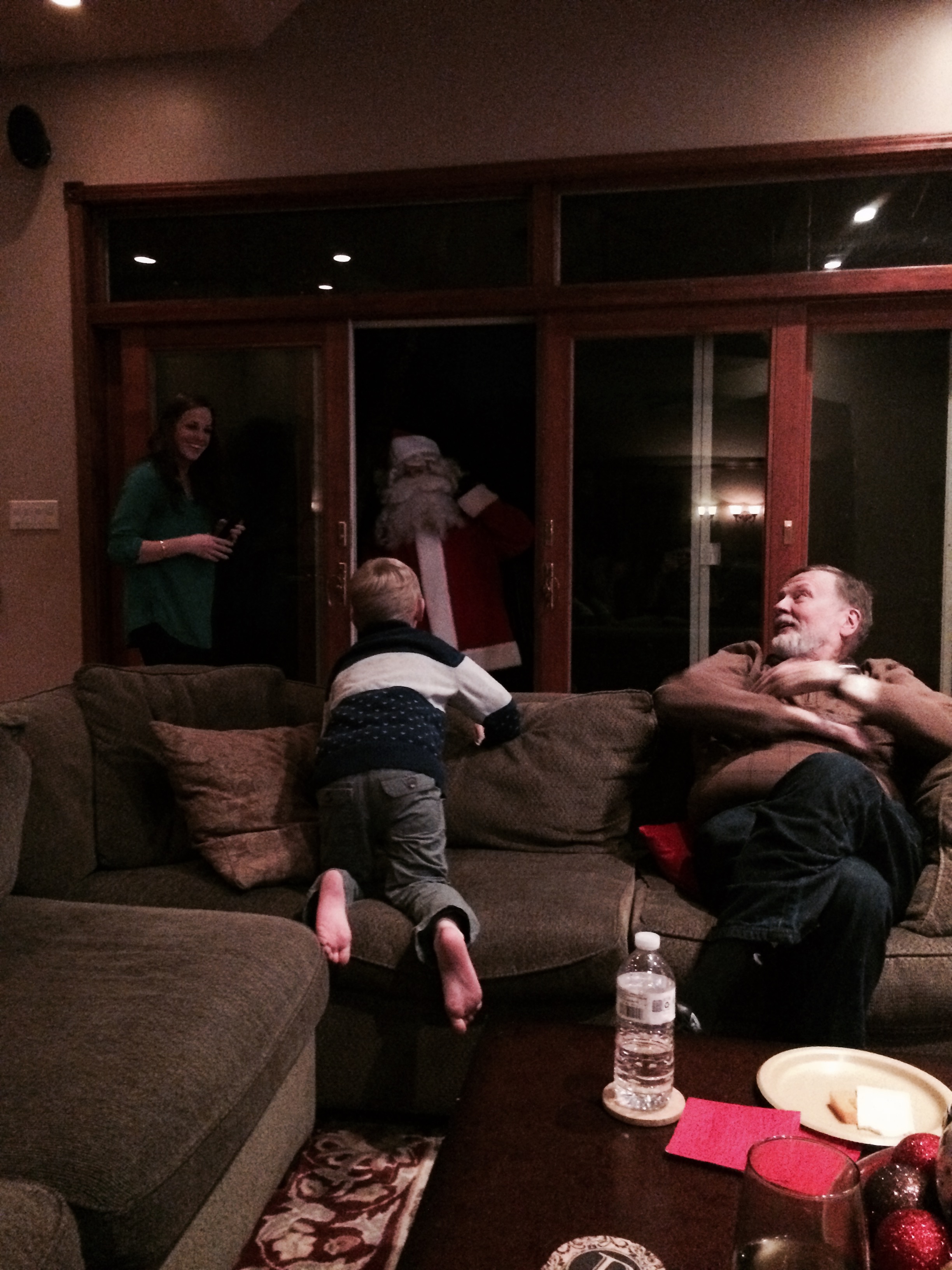 Here comes Santa