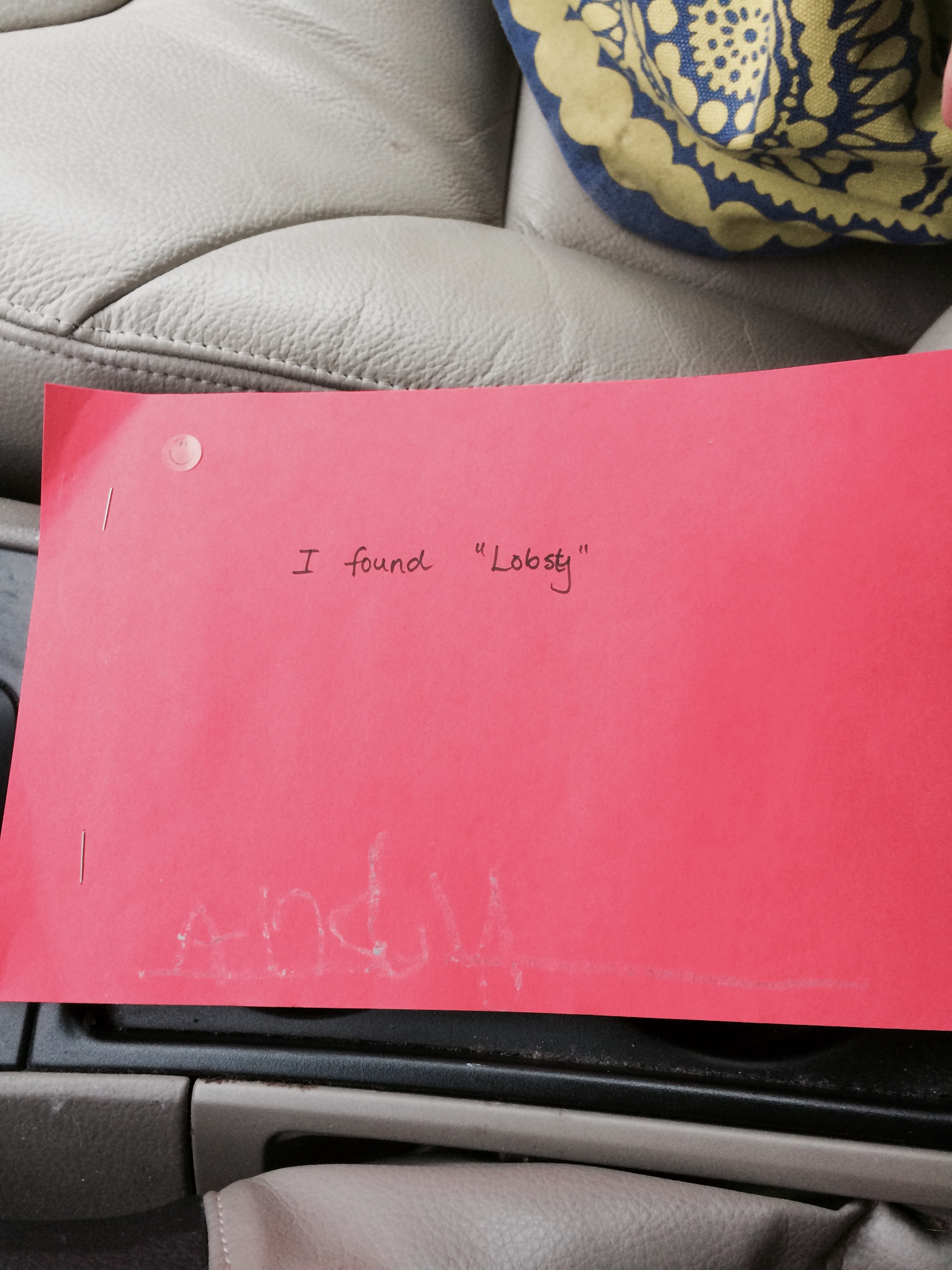 Andy's story about lobsty